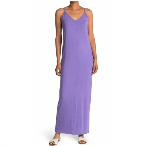 Abound Maxi Slip Dress in Lavender/purple VARIOUS SIZES - Picture 1 of 10